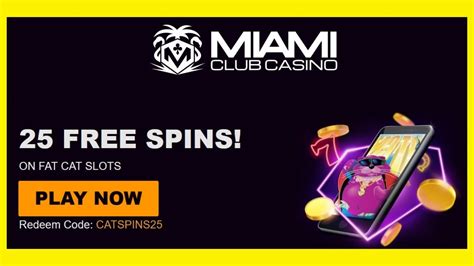  miami club casino free spin codes